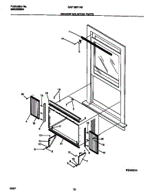 06 - Window Mounting Parts parts for Frigidaire Air Conditioner GAV158Y1A2 from AppliancePartsPros.com
