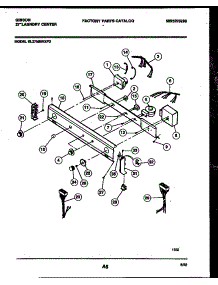 04 - Console And Control Parts parts for Frigidaire Washer Dryer Combo EL27M6WXFD from AppliancePartsPros.com
