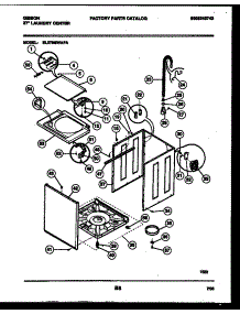 05 - Cabinet Parts parts for Frigidaire Washer Dryer Combo EL27M6WAFA from AppliancePartsPros.com