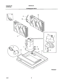 09 - System parts for Gibson Air Conditioner GAS154J1A1 from AppliancePartsPros.com