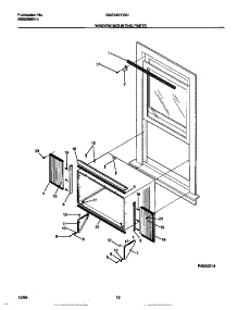 06 - Window Mounting Parts parts for Frigidaire Air Conditioner GAS18EF2A1 from AppliancePartsPros.com