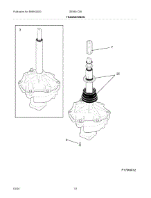 13 - Transmission parts for Gibson Washer Dryer Combo GES831CS0 from AppliancePartsPros.com