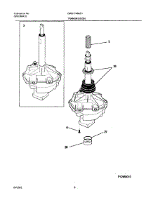 07 - Transmission parts for Gibson Washer GWS1749AS1 from AppliancePartsPros.com
