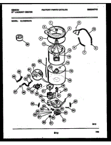 06 - Tub Detail parts for Frigidaire Washer Dryer Combo EL27M6WAFA from AppliancePartsPros.com