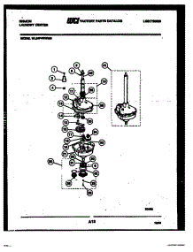 07 - Transmission Parts parts for Frigidaire Washer Dryer Combo WL24F4WWMB from AppliancePartsPros.com