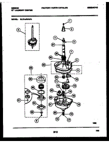 07 - Transmission Parts parts for Frigidaire Washer Dryer Combo EL27M6WAFA from AppliancePartsPros.com