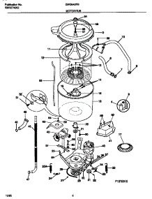 03 - Motor / Tub parts for Frigidaire Washer GWS645RBS2 from AppliancePartsPros.com
