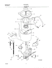 05 - Wshr Mtr,Hose parts for Gibson Washer GWX933AS0 from AppliancePartsPros.com