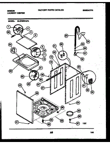 05 - Cabinet Parts parts for Frigidaire Washer Dryer Combo GL27M6WAFA from AppliancePartsPros.com