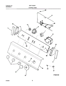 09 - Control Panel parts for Gibson Washer GWY1343AS1 from AppliancePartsPros.com