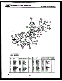 07 - Motor Pump parts for Frigidaire Dishwasher DWU7025DR1 from AppliancePartsPros.com