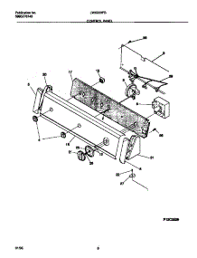 05 - Control Panel parts for Frigidaire Washer LWX333PBW0 from AppliancePartsPros.com