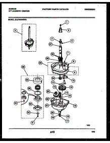 07 - Transmission Parts parts for Frigidaire Washer Dryer Combo EL27M6WXFD from AppliancePartsPros.com
