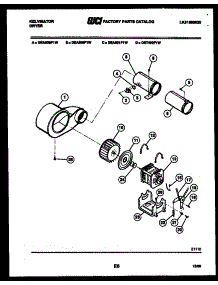 05 - Blower And Drive Parts parts for Frigidaire Dryer DEA900F1W from AppliancePartsPros.com