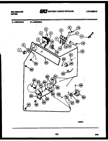 05 - Console And Control Parts parts for Frigidaire Dryer DEC320A2W from AppliancePartsPros.com
