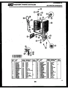 08 - Tub And Frame Parts parts for Frigidaire Dishwasher DWU7025DR1 from AppliancePartsPros.com