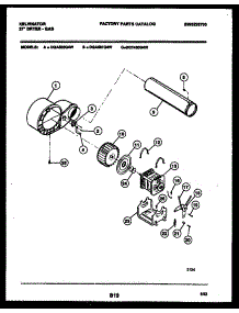 05 - Motor And Blower Parts parts for Frigidaire Dryer DGA500G4W from AppliancePartsPros.com