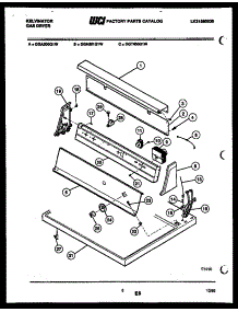 04 - Console And Control Parts parts for Frigidaire Dryer DGT400G1J from AppliancePartsPros.com
