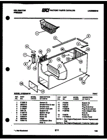 03 - Cabinet Parts parts for Frigidaire Freezer HFS204FM1W from AppliancePartsPros.com