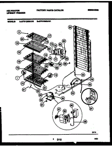 04 - System And Electrical Parts parts for Frigidaire Freezer KFU12M0AW0 from AppliancePartsPros.com
