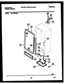 03 - Cabinet Parts parts for Frigidaire Freezer KFU14M2AW0 from AppliancePartsPros.com