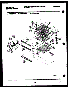 04 - Shelves And Supports parts for Frigidaire Freezer UFP212FM2W from AppliancePartsPros.com