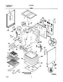 05 - Body parts for Kelvinator Range KEF355ASB from AppliancePartsPros.com