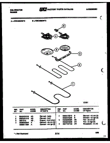 07 - Broiler Parts parts for Frigidaire Range REC406DD0 from AppliancePartsPros.com