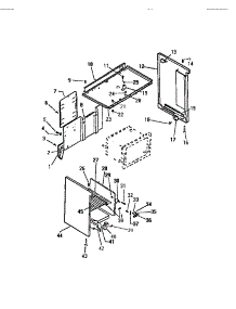 06 - Panels parts for Frigidaire Range REC406CD0 from AppliancePartsPros.com