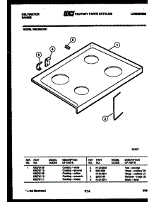 03 - Cooktop Parts parts for Frigidaire Range REC305CF1 from AppliancePartsPros.com