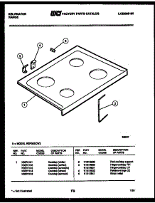 03 - Cooktop Parts parts for Frigidaire Range REP302CW2 from AppliancePartsPros.com