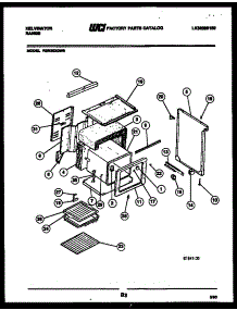 07 - Body Parts parts for Frigidaire Range RER302GW0 from AppliancePartsPros.com