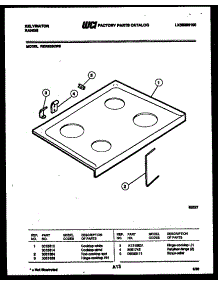 03 - Cooktop Parts parts for Frigidaire Range RER302GD0 from AppliancePartsPros.com