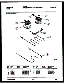 04 - Broiler Parts parts for Frigidaire Range RER302GD0 from AppliancePartsPros.com