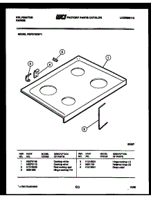 03 - Cooktop Parts parts for Frigidaire Range REP375GW1 from AppliancePartsPros.com