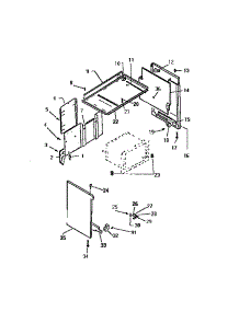 06 - Panels parts for Frigidaire Range REP309CF0 from AppliancePartsPros.com