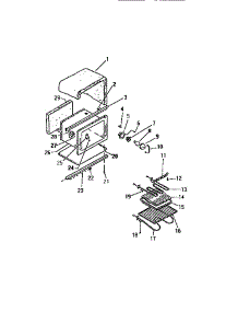 05 - Oven  Cavity parts for Frigidaire Range RER305CF0 from AppliancePartsPros.com