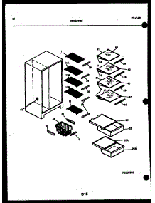 06 - Shelves And Supports parts for Frigidaire Refrigerator FGI220JN0D from AppliancePartsPros.com