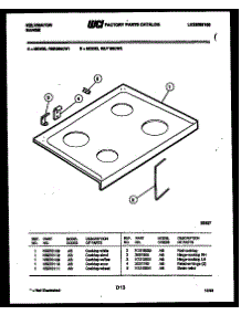 03 - Cooktop Parts parts for Frigidaire Range RER306CD2 from AppliancePartsPros.com