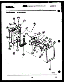 07 - Ice Door, Dispenser, And Water Tank parts for Frigidaire Refrigerator FMW220EN2T from AppliancePartsPros.com