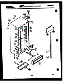04 - Cabinet Parts parts for Frigidaire Refrigerator FPK190EN1T from AppliancePartsPros.com