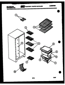 05 - Racks And Trays parts for Frigidaire Refrigerator FPK190EN1T from AppliancePartsPros.com