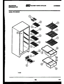 05 - Shelves And Supports parts for Frigidaire Refrigerator FPK190EN3T from AppliancePartsPros.com