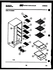 05 - Shelves And Supports parts for Frigidaire Refrigerator FPK190EN2V from AppliancePartsPros.com