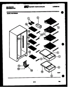 05 - Shelves And Supports parts for Frigidaire Refrigerator FSK190EN2T from AppliancePartsPros.com