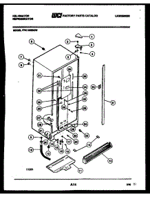 04 - Cabinet Parts parts for Frigidaire Refrigerator FPK190EN3W from AppliancePartsPros.com