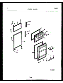 02 - Door Parts parts for Frigidaire Refrigerator GTNI181WL0 from AppliancePartsPros.com