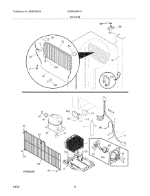 07 - System parts for Kelvinator Refrigerator KGM220RHY1 from AppliancePartsPros.com