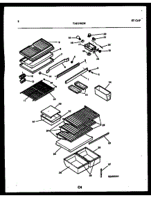 05 - Shelves And Supports parts for Frigidaire Refrigerator TAK190GN2T from AppliancePartsPros.com