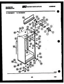 03 - Cabinet Parts parts for Frigidaire Refrigerator TGK180EN2F from AppliancePartsPros.com